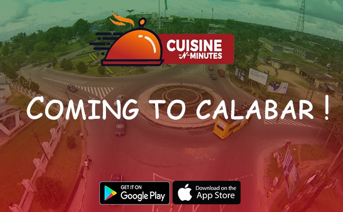 cuisinenminutes's tweet photo. Cuisine 'N' Minutes
ready to serve the beautiful city of Calabar,
what restaurant would you like to see from calabar on our platform ?
App Available on Google Play and Apple App Store
#cuisinenminutes #ThursdayMotivation #taxifyrooftopparty #becauseitaxify #foodie #food #pitakwa https://t.co/bJZWWcZRix