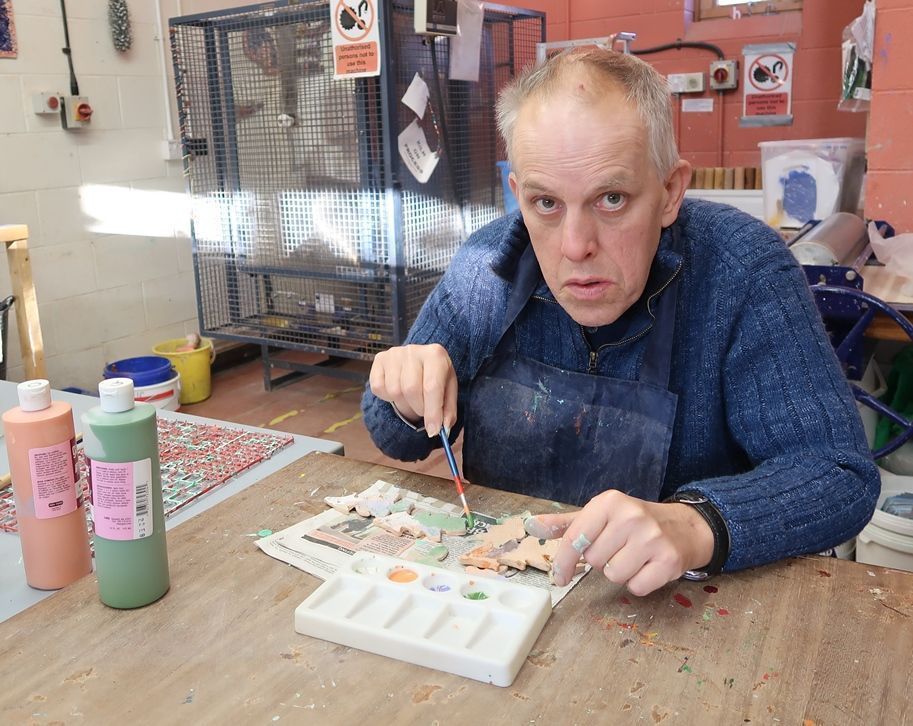 Last call for Christmas gifts! John has been beavering away painting trees, which also helps increase his focus and concentration. Save yourself the trip to town and pick them up in our on-site shop😀