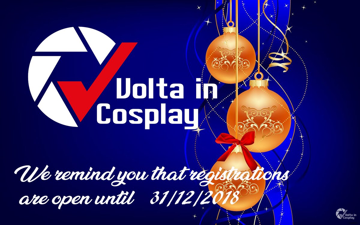 #voltaincosplay  31/12/2018!! That day will not be just the end of the year 😊