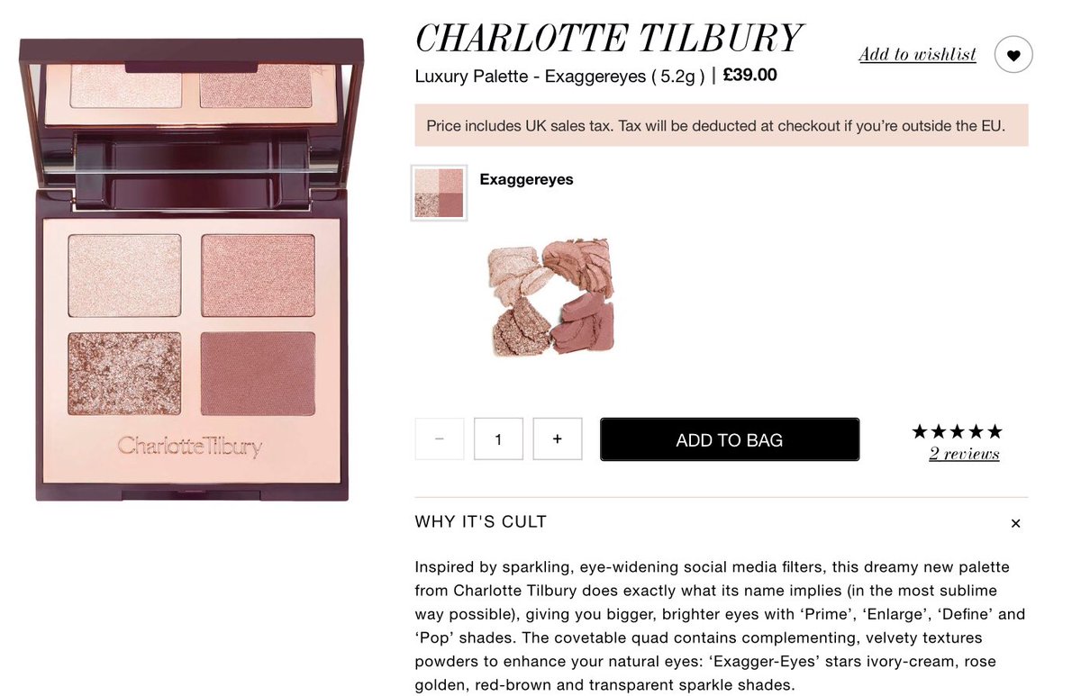 TheOnlyGuru's tweet photo. I’m incredibly excited pour my @CTilburyMakeup #Exaggereyes palette from @cultbeauty
We’ve had a few disappointments of late, including my birthjour delivery, so I’m really hopeful that this won’t get cancelled again.
#CultBeauties 😍 https://t.co/wM5x6pkZqj