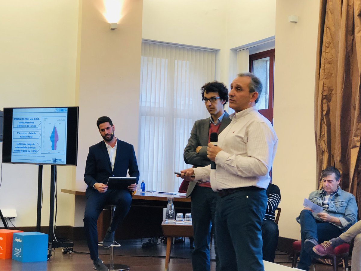 GijonImpulsa's tweet photo. El problema del sedentarismo necesita soluciones como la que propone la Plataforma de Desarrollo Empresarial de @HumanAnalytic y Leverad para gracias a la Inteligencia Artificial realizar tratamientos a pacientes postinfartados.#ImpulsaSummit #Realidadimpulsa #gijon https://t.co/l5HkwHSNg8