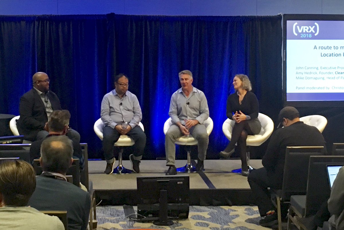 cleanboxtech's tweet photo. @VR_Intelligence w/ leaders in location based entertainment @NomadicVr @DigitalDomainDD @Survios & #PlatformaVR. Thanks for sharing the stage John Canning, Ilya Kuzyuk Doug Griffin, Mike Domaguing & Christopher Lafayette! #vr #ar #entertainment #LBE #cleanboxclean @ItsAmyHedrick https://t.co/tGwXerlzKA