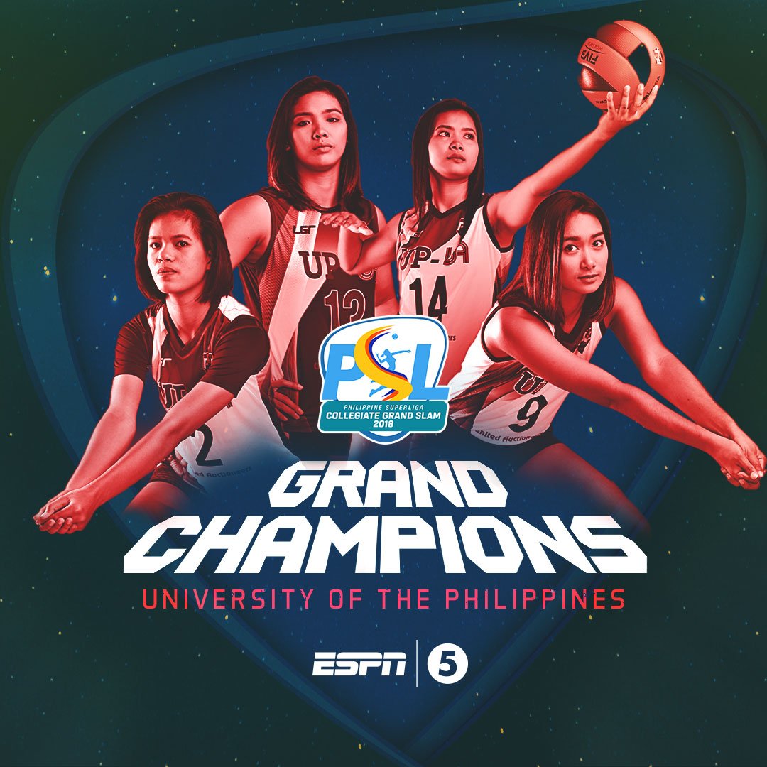 Your first-ever champions of the @SuperLigaPH Collegiate Grand Slam, <a href="/OfficialUPWVT/">UPWVT</a>! Congratulations 🏆🏆🏆

#PSLonESPN5 #PSLCGS #PSLCoronationNight