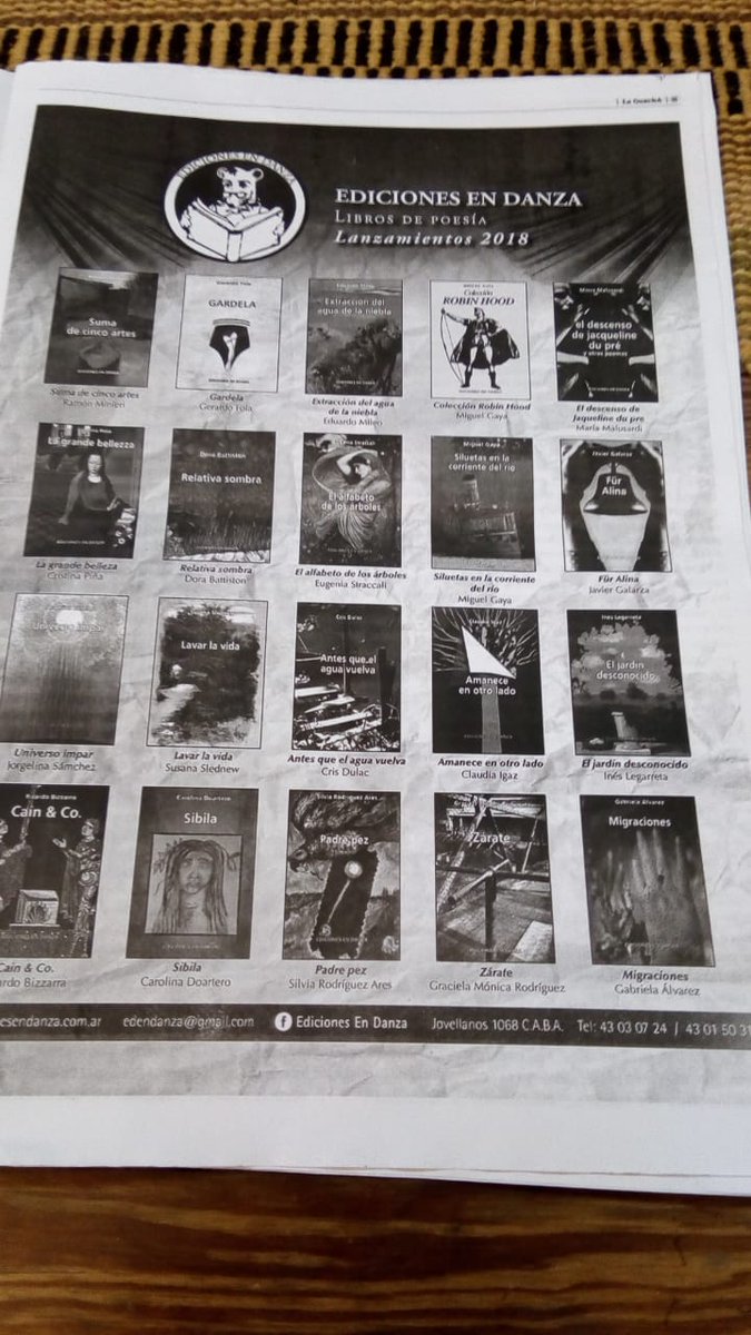 javiergalarza7's tweet photo. #edicionesendanza 2018 en @revistalaguacha https://t.co/cJoOXaKW9M