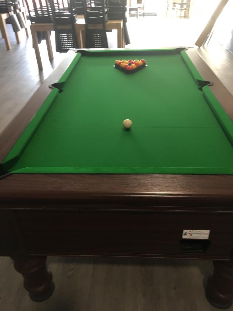 Brand new pool table bought for the clubhouse!! Come down and have a game 🎱