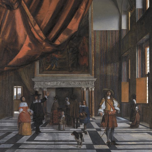 Mariadecuenca's tweet photo. La profundidad de la pintura suele estar reforzada por una vista exterior – un patio, u otra habitación de la casa - que siempre está más detallada que el escenario principal de la pintura. Domnó la perspectiva de forma magistral, #DeHooch. El @museothyssen tiene obra suya https://t.co/cRDOnY9NB9