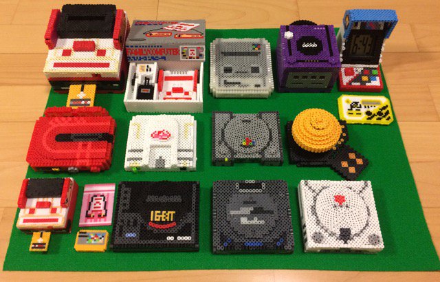 眼鏡強 集合写真 アイロンビーズ レトロゲーム T Co Bwebtjywqg Twitter