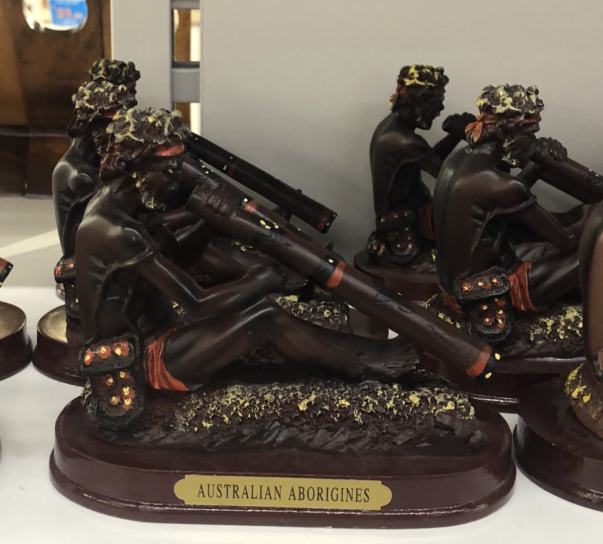 jude_leon's tweet photo. @IndigenousXLtd spotted in traveller souvenirs on Elizabeth st melb. Gobsmacked this can exist in 2018 https://t.co/6PqUwEFF3Z
