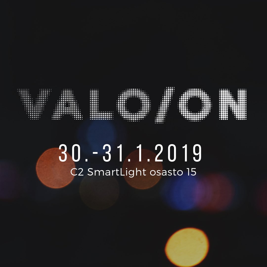 c2smartlight's tweet photo. VALO/ON 2019 Tapahtumakeskus Telakalla Helsingin Hernesaaressa 30.–31.1.2019 kello 14–21. C2 SmartLight osastolla 15. Rekisteröidy ja tutustu ohjelmaan: https://t.co/Xwru87QsF8 #c2smartlight #valaistuksenohjaus #valoatarpeenmukaan #älyävaloon #valoon2019 https://t.co/nrIyeSq6M8