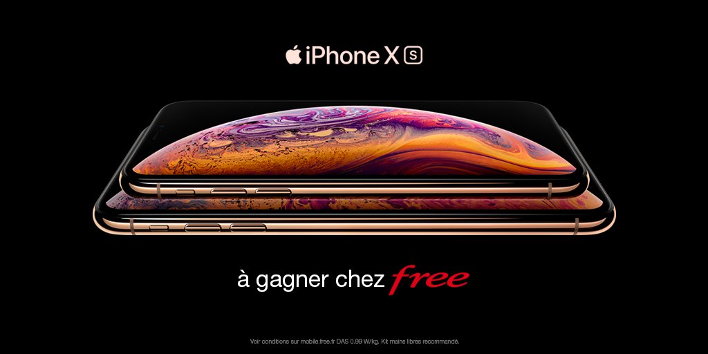 free's tweet image. [#CONCOURS] Pour finir l'année en beauté, on vous fait gagner 3 #iPhoneXS gold ! 📱📱📱

➡️Follow @free &amp;amp; RT ce tweet.
➡️Invoque l'esprit de Noel &amp;amp; croise les 🦵
Bonne chance à tous ! 🍀 #jeudiconcours
TAS le 28/12 à midi.