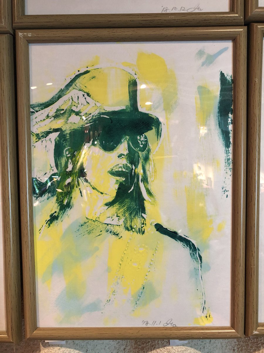 玉木洋平 毒イトーロック木版画in横浜クラブセンセーションスタートしました 新作多数 トムペティも加わりました Tompetty