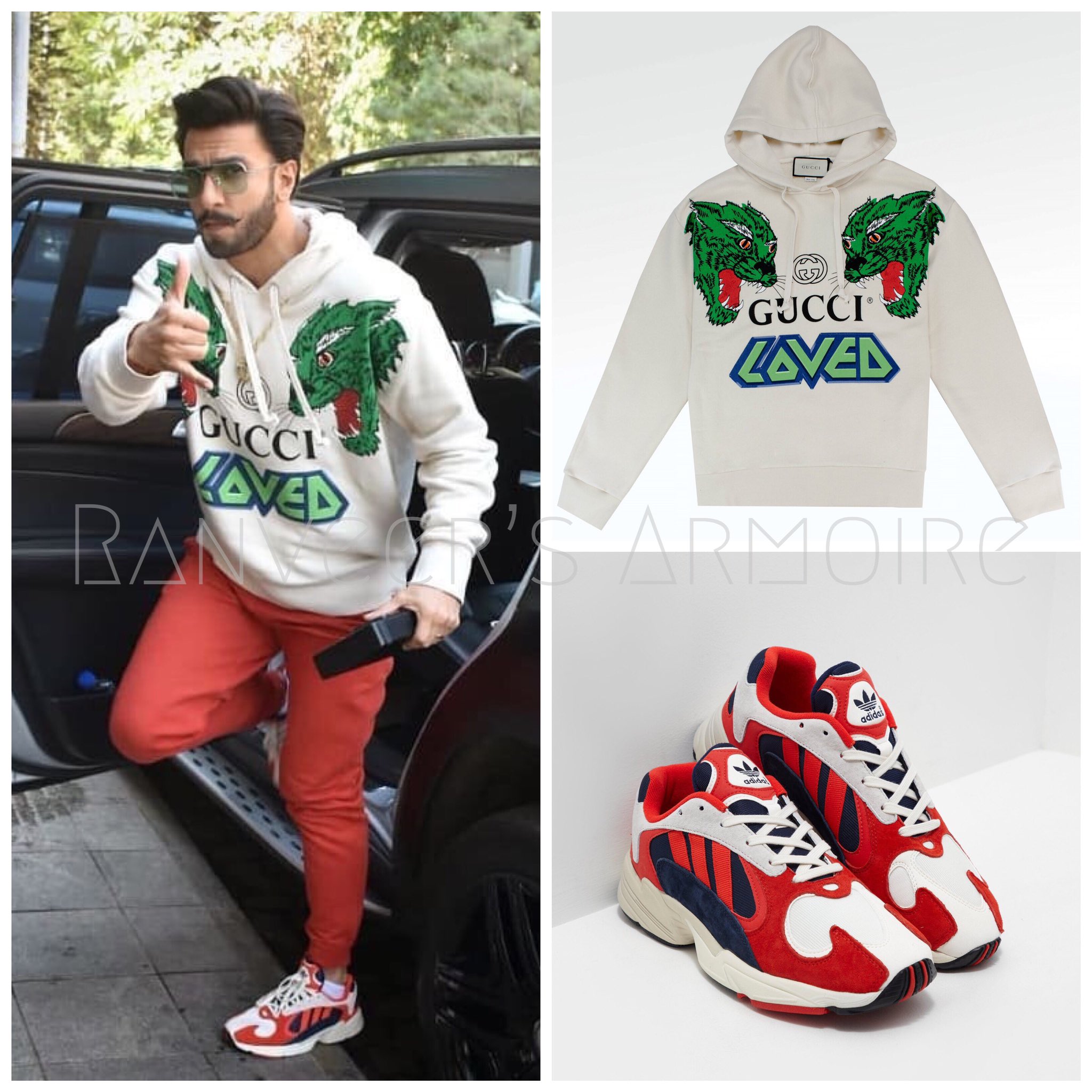 What RS Wore on X: Ranveer Singh spotted today wearing a hoodie