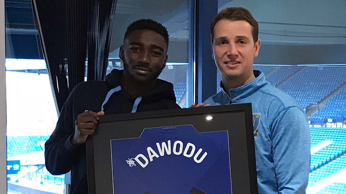 swfc's tweet photo. ✍️ Under-18 defender @jdawodu6 has signed his first professional contract with the Owls 

👉 https://t.co/kH28NlmpCv #swfc https://t.co/CTWu3UVxC2
