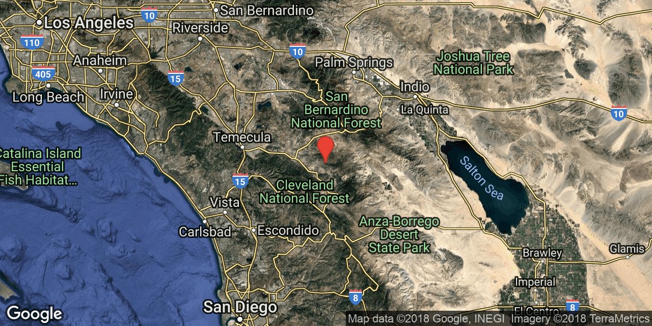 Brawley Quakes on Twitter "M3.0 earthquake 74mi WNW of Brawley, CA