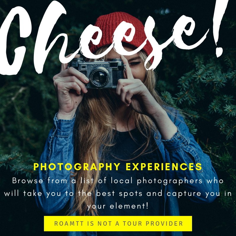 RoamTT's tweet photo. Looking for the perfect gift for your girlfriend this Christmas? Browse from a list of photographers who will take her to the best spots and capture her in her element! Click the following link to browse, book or pay, all in one spot! 
https://t.co/pjdDqJjExG https://t.co/GAXCGQBWAH