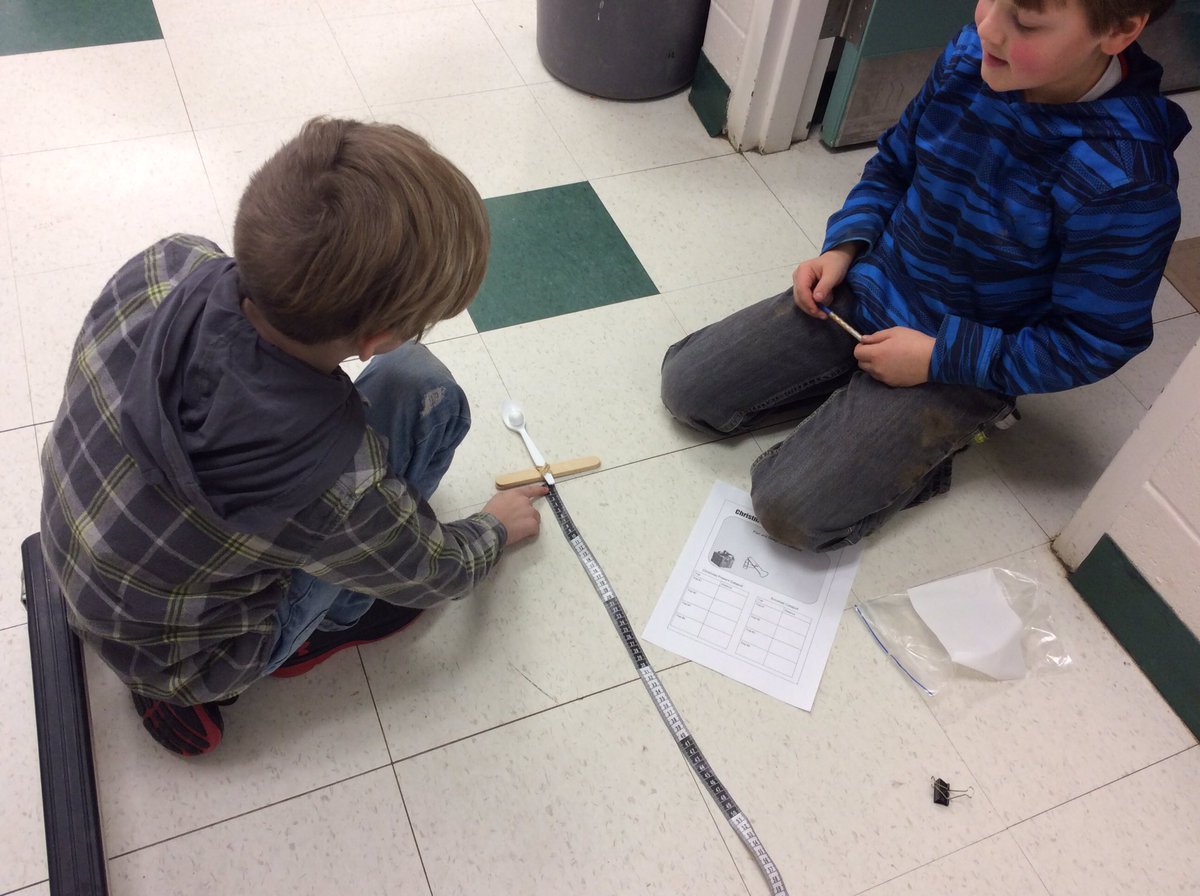 LaPorte_EES's tweet photo. Santa needed 4C’s help to help send presents and snowballs to a faraway land. Students needed to #design and #build a #catapult that could send presents and snowballs as far as possible using a set of given materials. #STEMchallenge #howfarwillitgo #problemsolving #measurement https://t.co/wQ0mUdOfUu