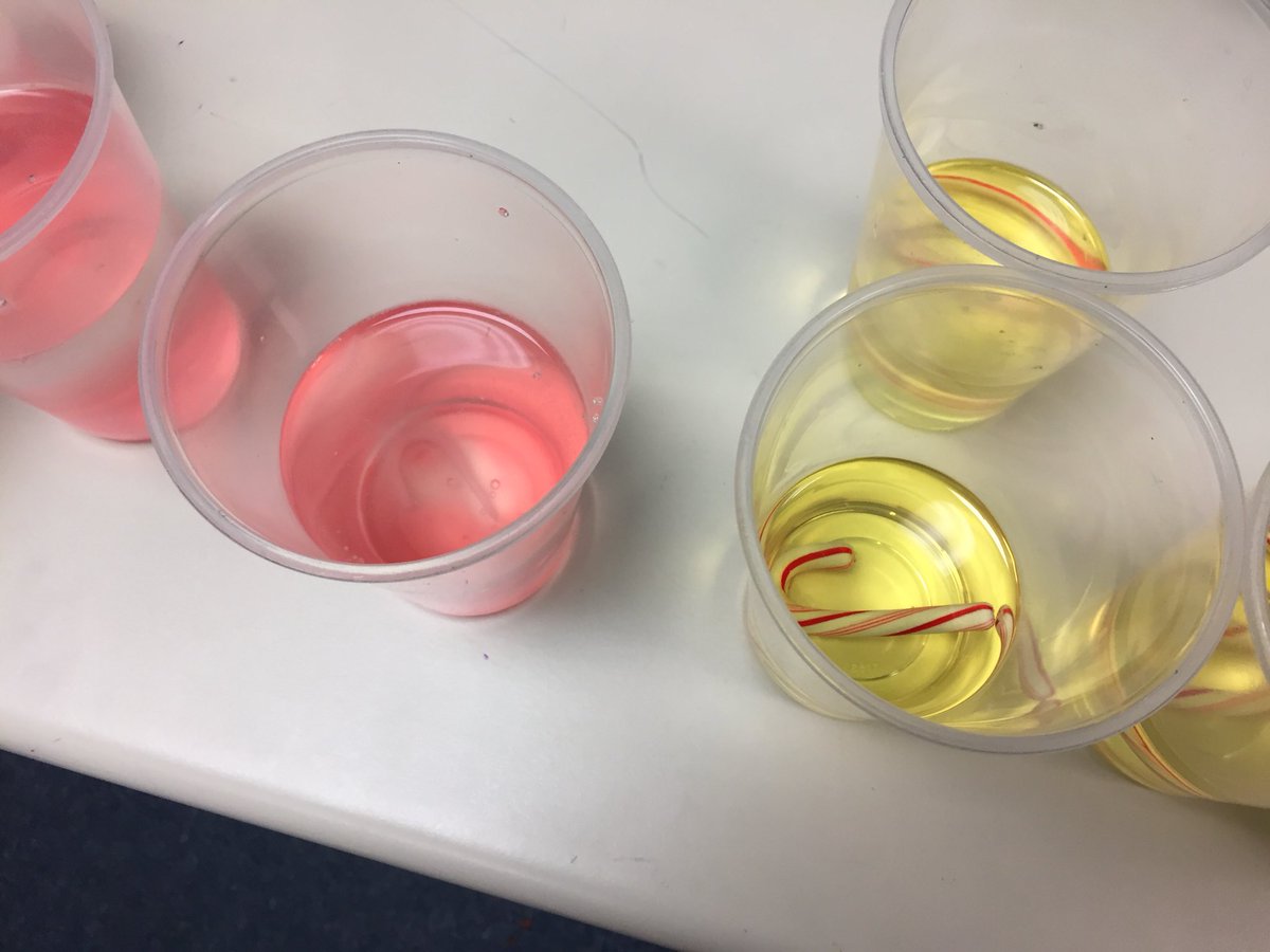 Norbysroom's tweet image. Candy Cane properties experiment today! #solidliquidgas