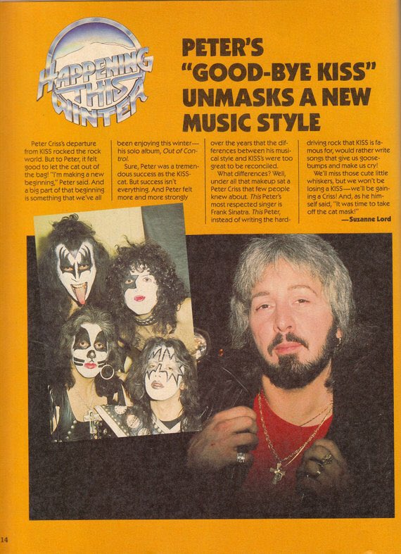 Happy Birthday Peter Criss!  