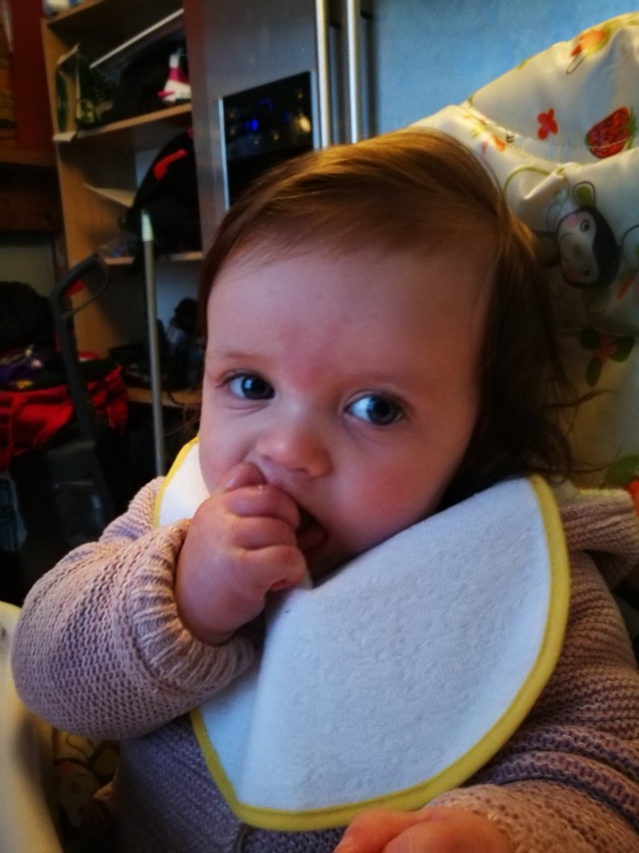 Ruthless0488's tweet photo. Hello @IKEAUK! Just thought I'd share how lush my #babygirl thinks your #meatballs are! #weaning #fedisbest #proudmumma #happybaby #babyledandspoonfed https://t.co/awRn9q6eQ5