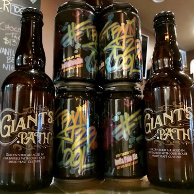 devilstrumpet's tweet photo. Attention Hop Heads & Sour Lovers! Join us Friday as we “Double Down” with the release of TWO beers. Giant’s Path, a Golden Sour made with our house mixed yeast culture and aged in oak barrels and #tryn2Bcool our juicy, hazy, delicious IPA. Doors open at 3pm Friday. https://t.co/Qh4eYJKpAM