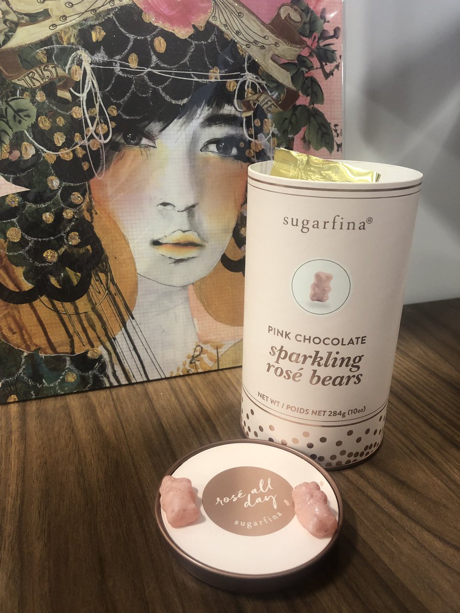 sugarfina pink chocolate sparkling rose bears