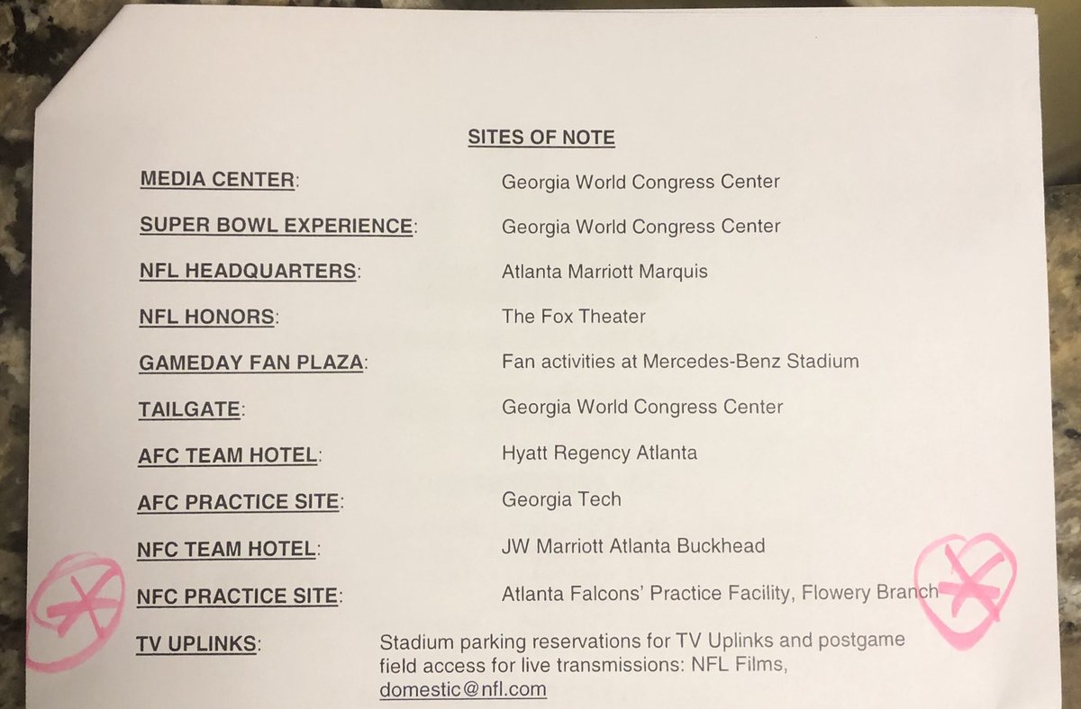 DOrlandoAJC's tweet image. Saints would takeover of Falcons’ facilities for Super Bowl LIII  ajc.com/sports/footbal…