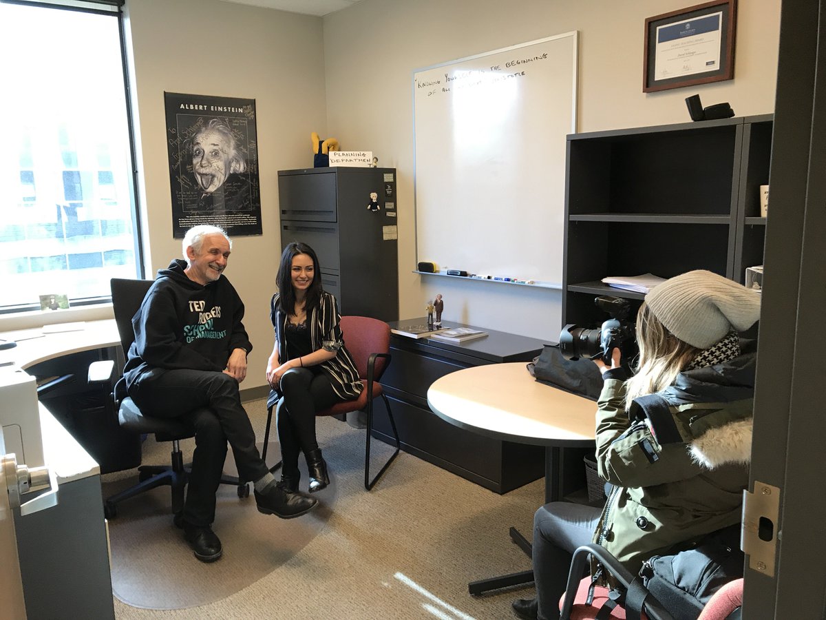 Stay tuned for a story about these two in the <a href="/globeandmail/">The Globe and Mail</a> #ThisIsTRSM #BelieveIT <a href="/EnactusRyerson/">Enactus Ryerson</a> 📰😁