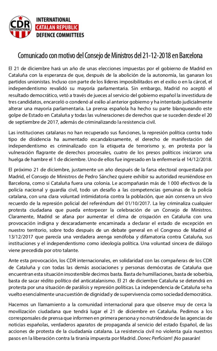 #nopasaran #cdrméxico #noviolencia #barcelona #repúblicacatalana