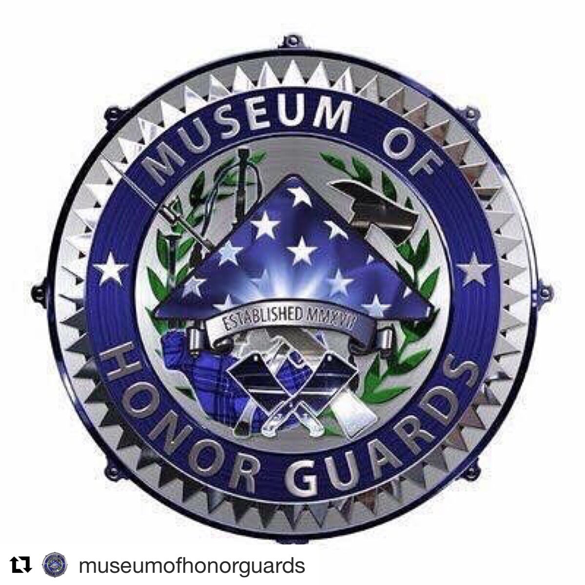 HonorUniversity's tweet photo. @museumofhonorguards
#honorguardsofamerica🇺🇸 Remember our fallen -  Will your honor guard unit be apart of the Museum of Honor Guards, Bagpipes &amp; Drums when it opens? Join us next year in recognizing all honor guards nationwide for Honor Guards Day every last Saturday in June. https://t.co/IvlFpVue0O