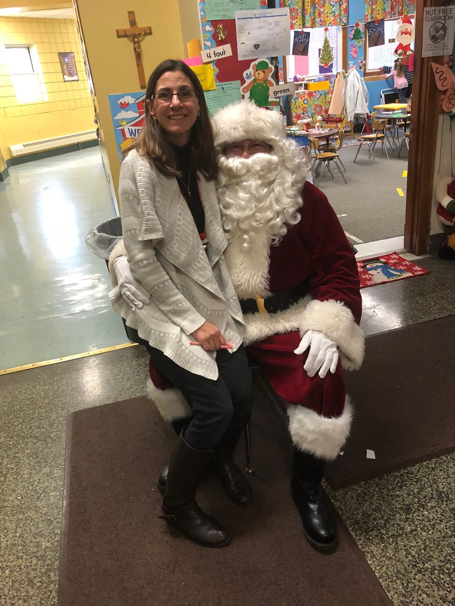 Santa visited Pre-K and Kindergarten students at St. John the Baptist School &amp; Alumni, helping everyone get into the holiday spirit!