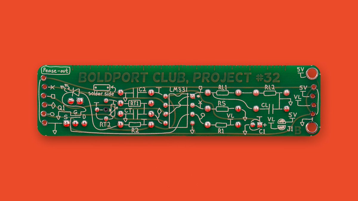 #BoldportClub's last 'monthly' project -- pease-out.