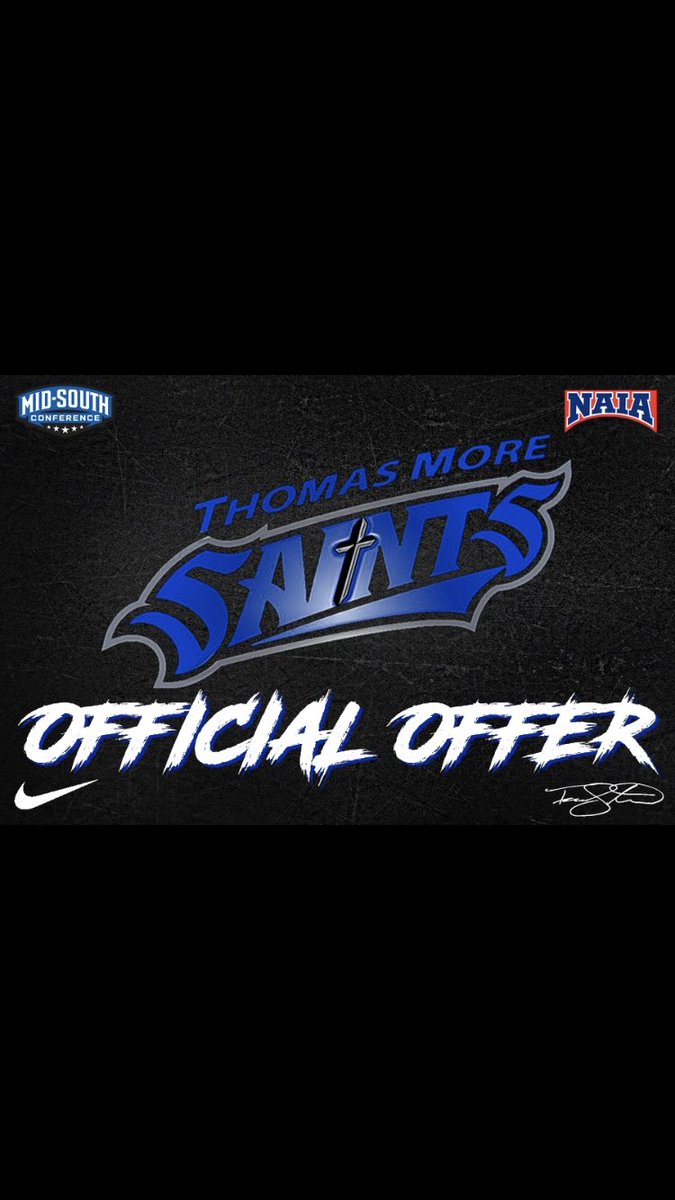 curlesseric27's tweet photo. Excited to have Recieved an Offer from Thomas More!!! https://t.co/PvRm88InwP