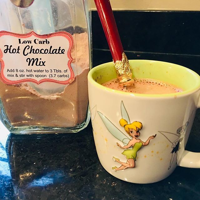 Having My Low Carb Hot Chocate in the cute Tinkerbell mug my SIL brought me from Disneyland. Tink is from the tribe of makers and my favorite Disney character. #makersgonnamake #bakingoutsidethebox #recipeontheblog #lowcarbrecipes ift.tt/2rWky0Z