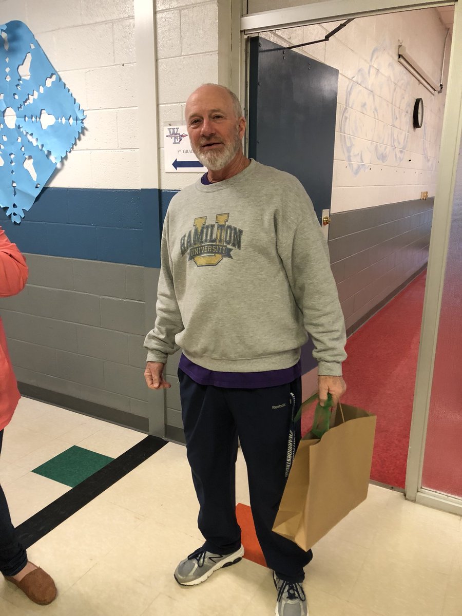 ElemWestminster's tweet photo. We said goodbye to Coach Hamilton today! Happy Retirement! https://t.co/XoDOzyHKVZ