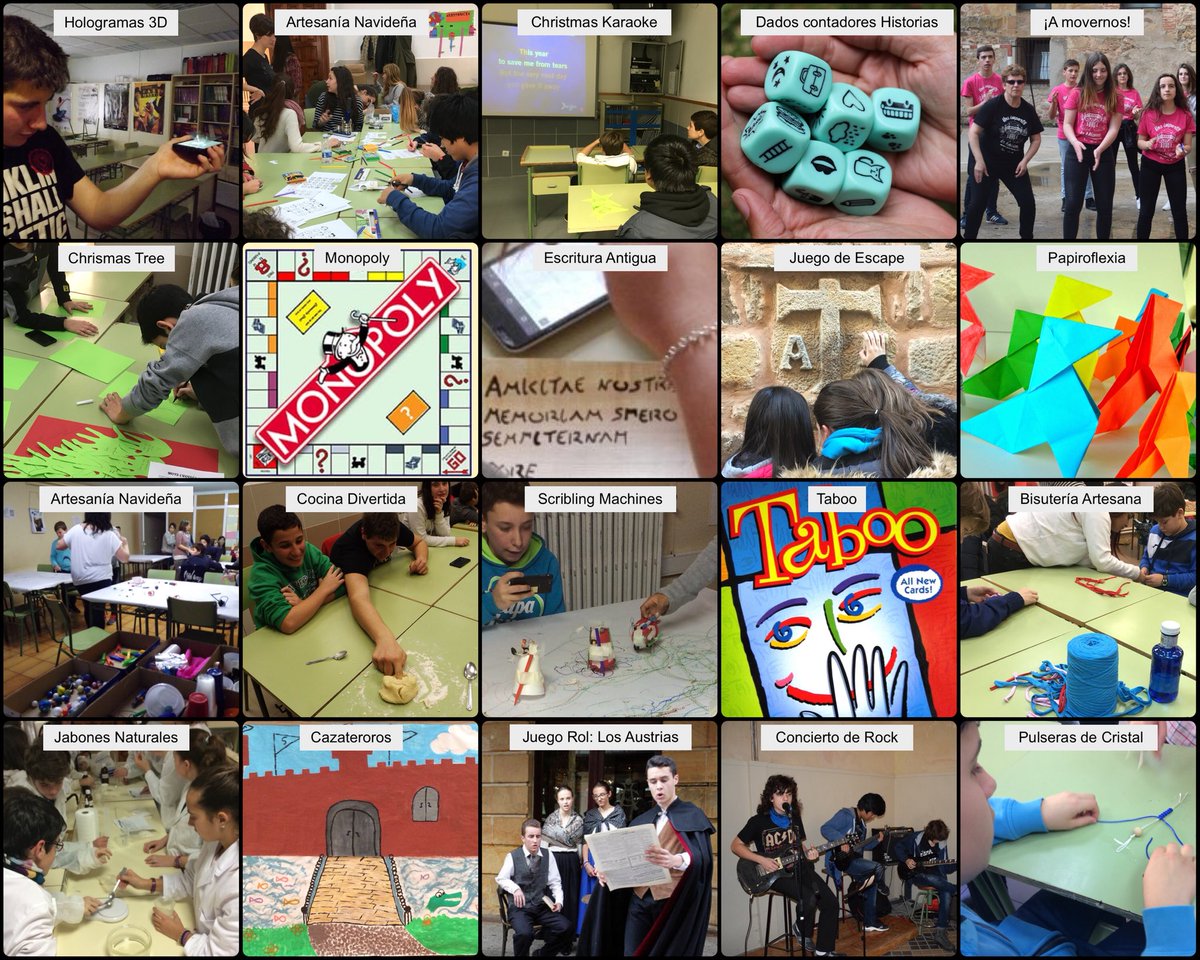 iesmachado's tweet photo. 20 talleres simultáneos de aprendizaje horizontal y cooperativo para mañana en #Cierre2018 ¡Feliz navidad! #CentrosBITS #InternacionalizaCyL #Mxns https://t.co/GKgfo6Cv2L