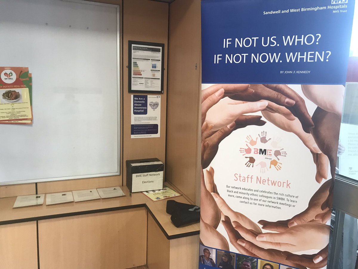 🗳 Vote in the BME Staff Network Election - today City Hospital until 13:00 #SWBHFamily #Inclusion