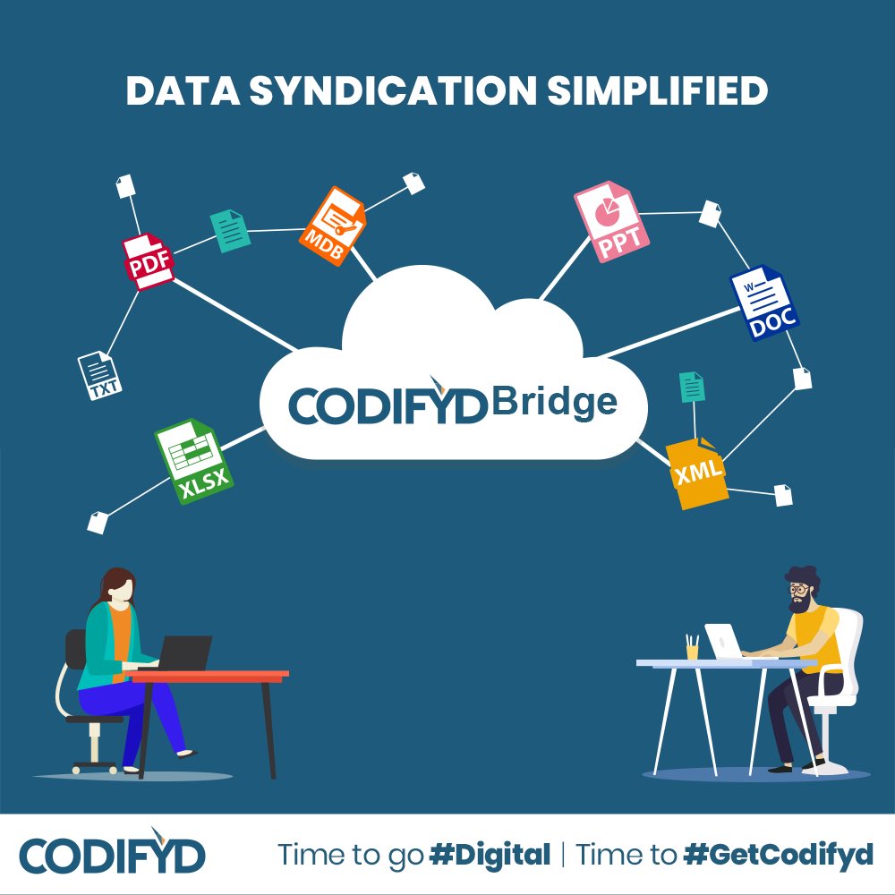 Codifyd's tweet photo. #Distributors &amp; #manufacturers struggle to share product #data because they don't speak the same language. Your e-commerce success is dependent on providing your end customers with accurate product information. Did you try Codifyd Bridge, yet? #GetCodifyd 
https://t.co/Rwp2cC9kH4 https://t.co/RNcL7GKGks