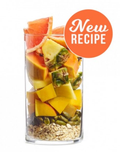 VEGAN FRIENDLY! Breakfast Smoothie - a wonderful, wholesome, fresh tasting combination of Grapefruit, Pineapple, Papaya, Mango, Oats and Green Coffee Beans. Order me today: projuice.co.uk/smoothies/150g…