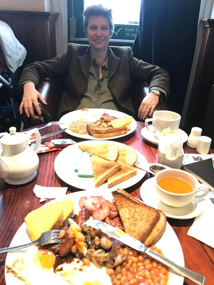 HeritageHeathr's tweet photo. Lovely start to birthday celebrations - #ABriefEncounter breakfast at #CarnforthStation https://t.co/JvCW44gIee