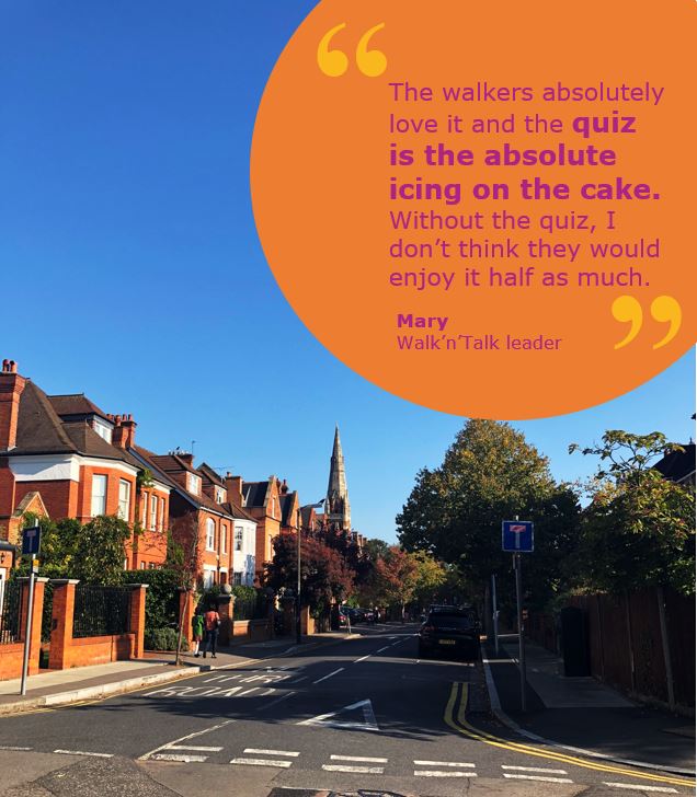 A lovely quote from one of our walk leaders before signing off for the Christmas break. Thank you to all those who have supported Walk'n'Talk so far and look forward to seeing you in the New Year!