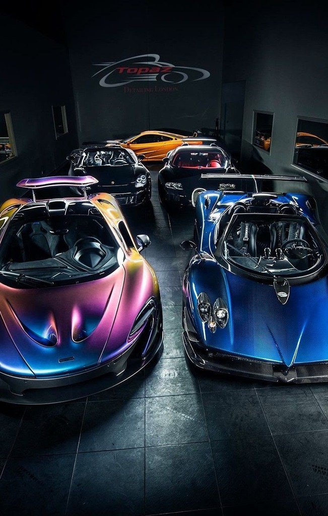 #Cars Over $15 million in iridescent supercars
