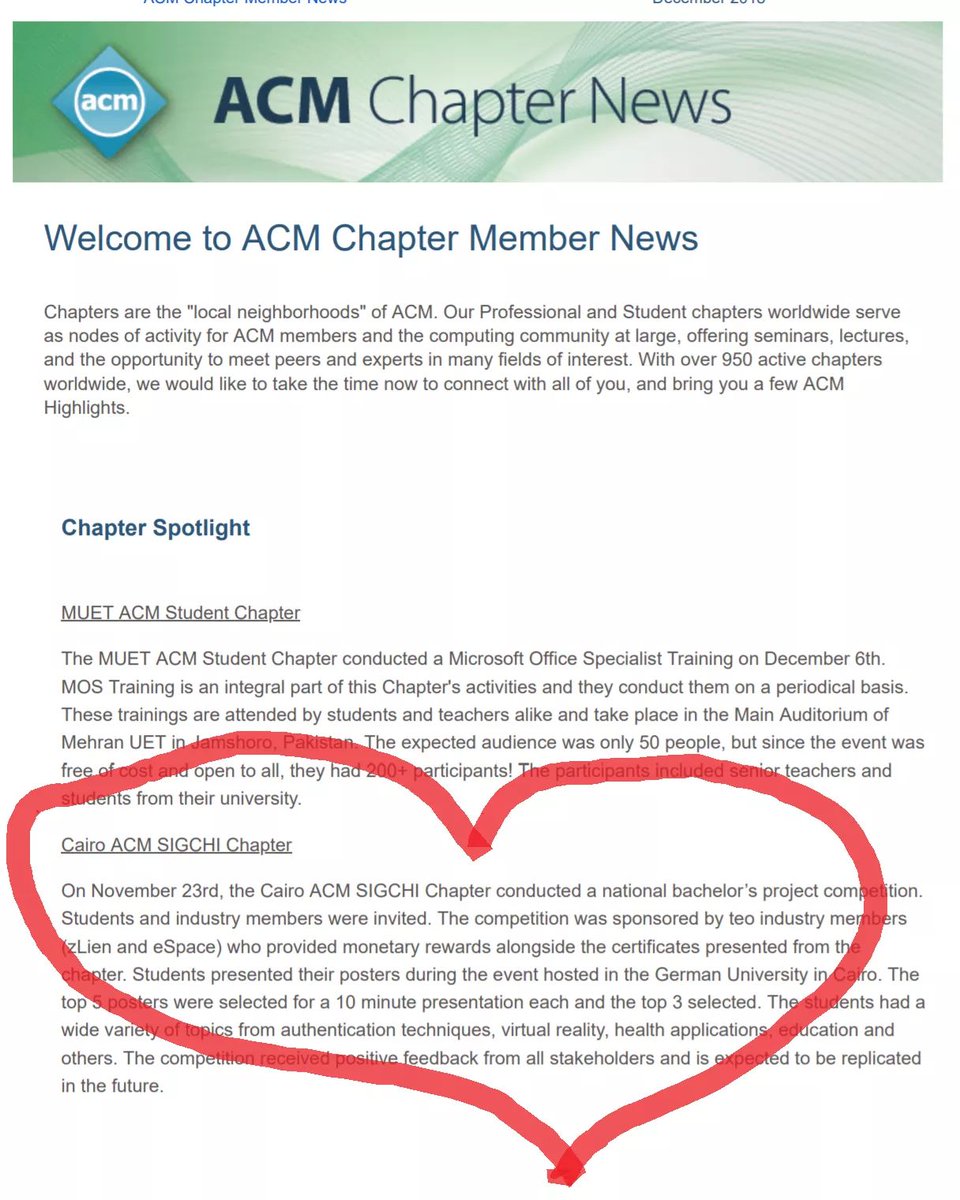 cairo_chi's tweet photo. #CairoCHI #HCI student competition was featured in ACM chapter newsletter https://t.co/TlRrDViVdb