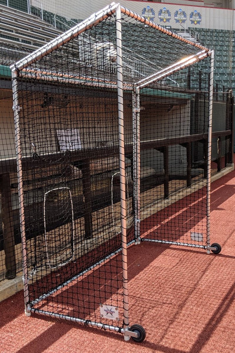 WillMinor09's tweet photo. Need #BPScreens? @NettingPros #netcommanders specializes in Fully Padded Aluminum ALL-Welded #BattingPractice Screens #FullProtectors & Custom #BallCarts for #Baseball ⚾ & #Softball🥎. Get yours today. info@nettingpros.com 🔥 Improving Programs One Facility at a Time 🔥 https://t.co/Yf5AVx8LBg