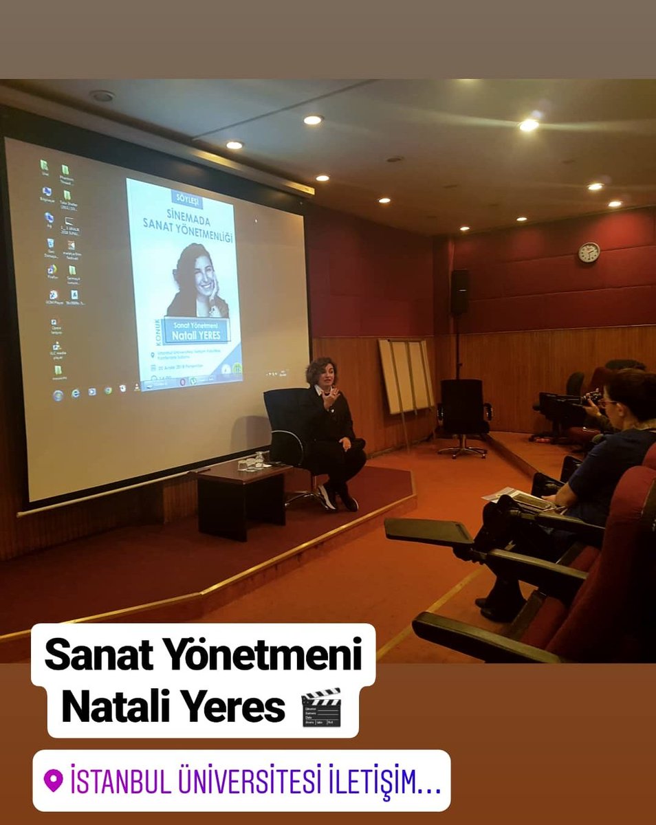 Sanat Yönetmeni Natali YERES "Sinemada Sanat Yönetmenliği" Söyleşisiyle İstanbul Üniversitesi İletişim Fakültesi'nde 🎬