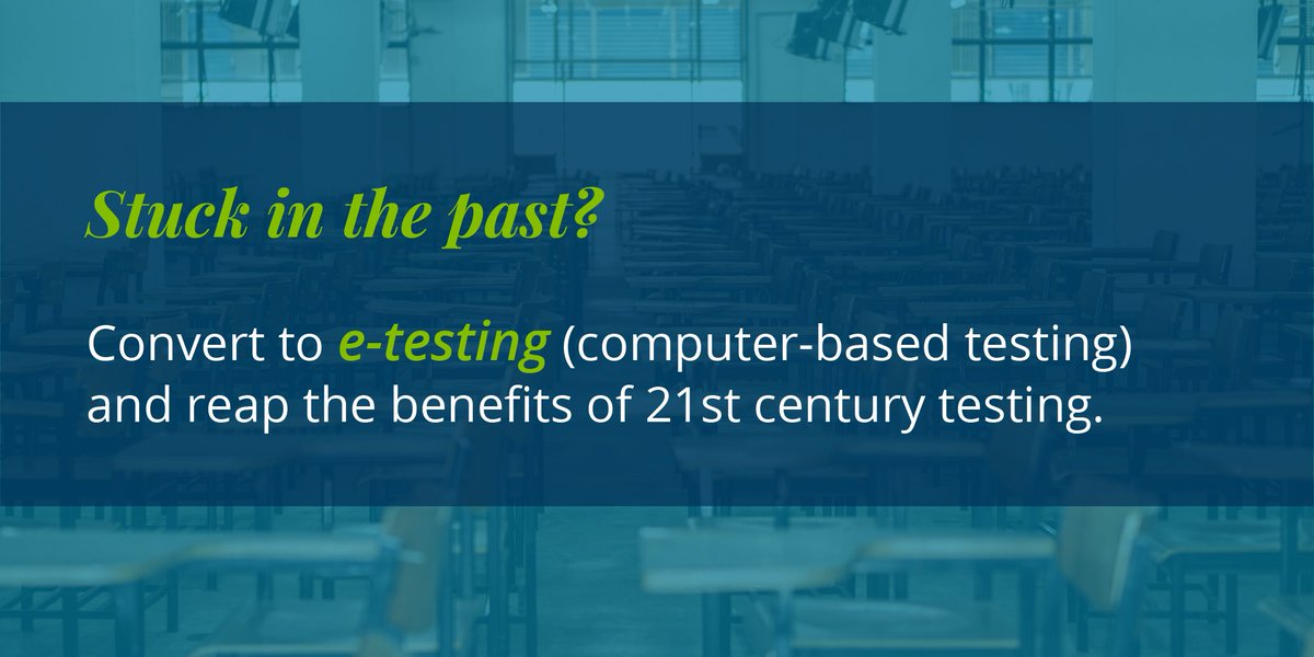 PearsonVUE's tweet image. The traditional 2,000-year-old method of #penandpaper testing usually involves large groups of candidates sitting their exam in a large exam hall. 

In comparison #Etesting allows #candidates to schedule exams on-demand and attend local #assessment centres goo.gl/1WDSpV