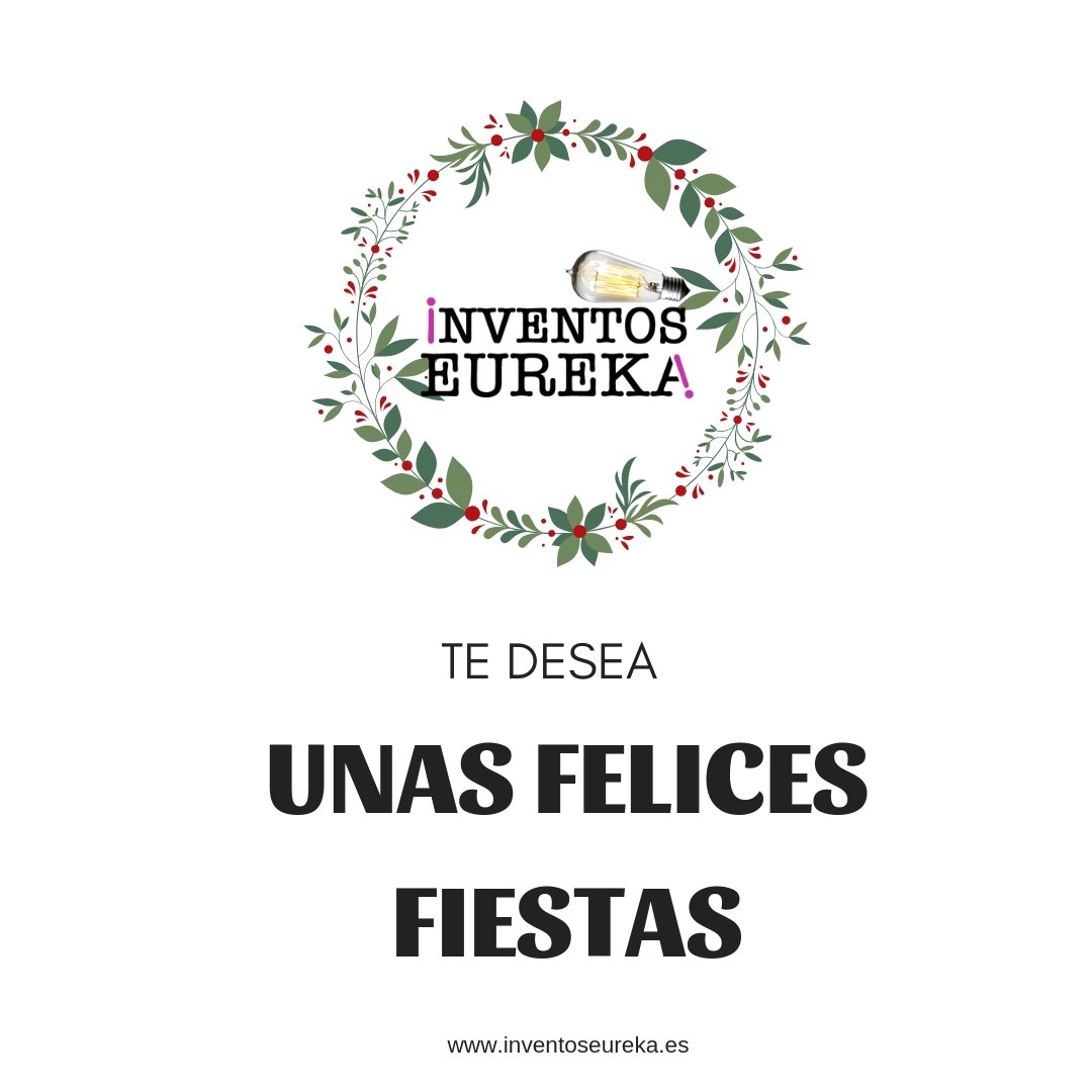 InventosEureka's tweet photo. La primera Navidad juntos!Nuestros mejores deseos para todos aquellos que nos han apoyado y han confiado en nosotros. Seguiremos trabajando duro para conseguir que cada año que pase, sean más los inventos que lleguen a ver la luz. Felices fiestas a tod@s! https://t.co/pQoYRhT6S7