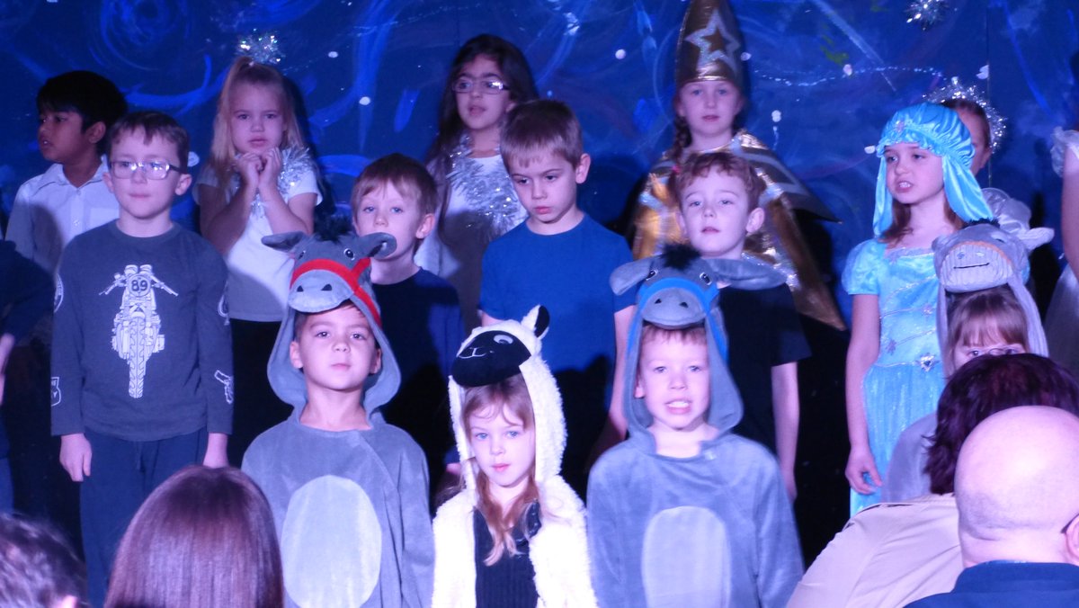 JCAWakefield's tweet photo. A fantastic final performance of 'This is Bethlehem' from Y1&amp;Y2 today. The children performed and spoke with confidence. A huge thank you must go to Miss Mitchell for writing this production and to the Year 1 and 2 staff for their hard word in making it so successful. #JCAXmas https://t.co/ARVYf68mfT