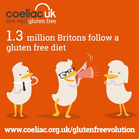 Coeliac_UK's tweet photo. 📢 Join now our Gluten Freevolution and improve #glutenfree food for all!
Visit: https://t.co/O7SrLTnPFN and together we can make living gluten free better!
#GlutenFreevolution https://t.co/DReXJJWv1H