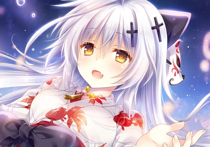 こもわた遙華さん()のサークル「こも輪」にて頒布される架空エロゲの本第二弾「ねこ憑きっす!」に猫の幽霊ぺろを寄稿させていただきました!こもわたさんの可愛いSDイベント絵はもちろん、シナリオもボリューミーで読み応えめっちゃあるんですよー(ˊᗜˋ*) ぜひよろしくお願いします! 