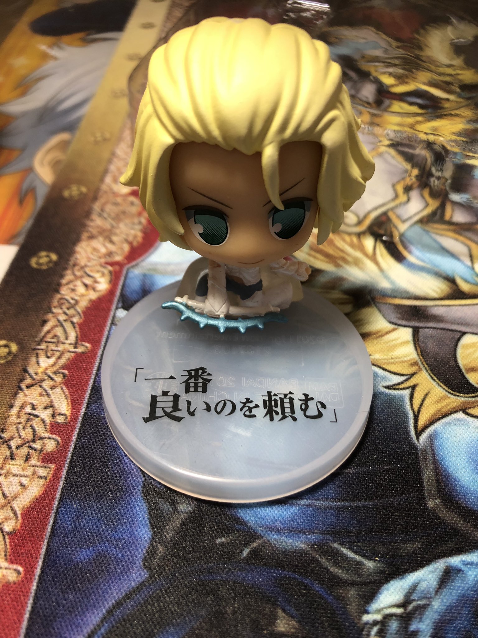 休日外出録ジャッキー エルシャダイ 知っている人は知っている作品 エルシャダイ のフィギュアが売ってあったので買っちゃいました W 小さくて可愛いです フィギュアの台座には名言が書いてあります T Co Dbj3x2lgm0 Twitter
